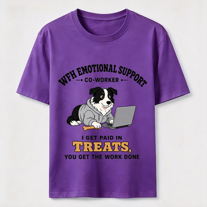 WFH Dog  Funny Emotional Support  T-Shirt