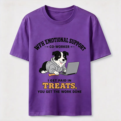 WFH Dog  Funny Emotional Support  T-Shirt