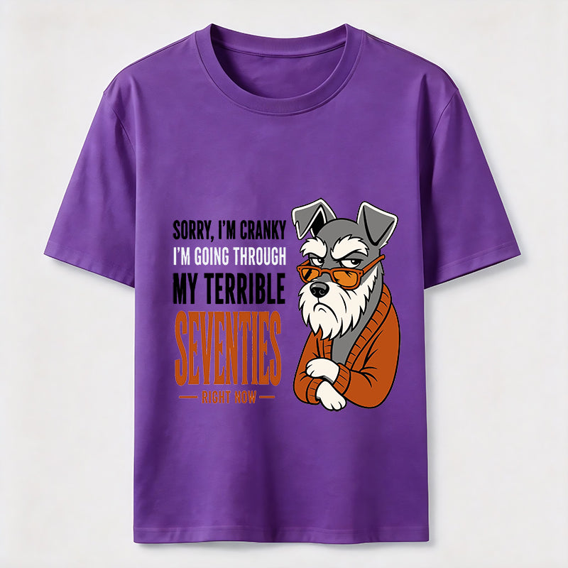 Terrible Seventies Cranky Schnauzer T-Shirt