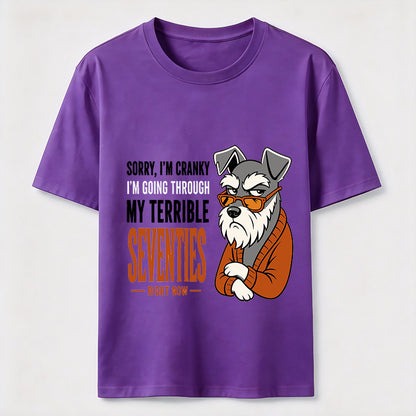 Terrible Seventies Cranky Schnauzer T-Shirt