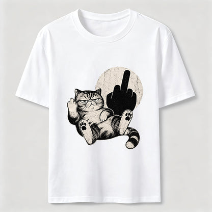 Unbothered Cat Attitude Tee