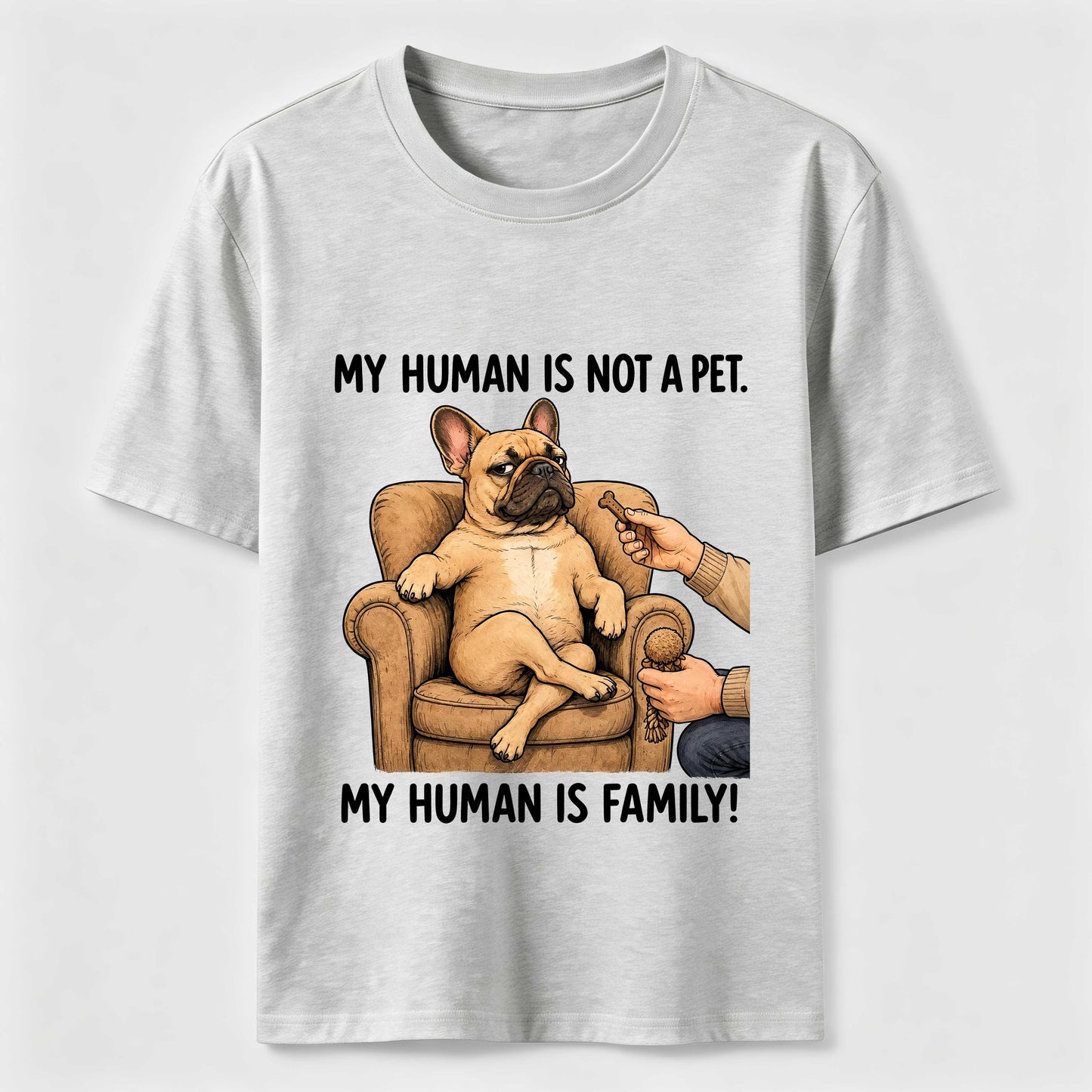 My Human Is Family Frenchie Tee