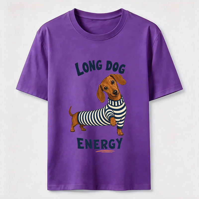 Long Dog Energy Dachshund Tee