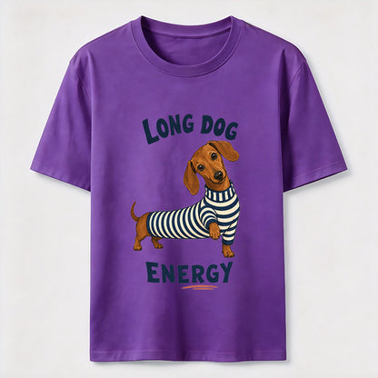 Long Dog Energy Dachshund Tee