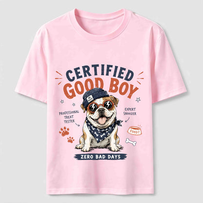 Certified Good Boy Dog Tee