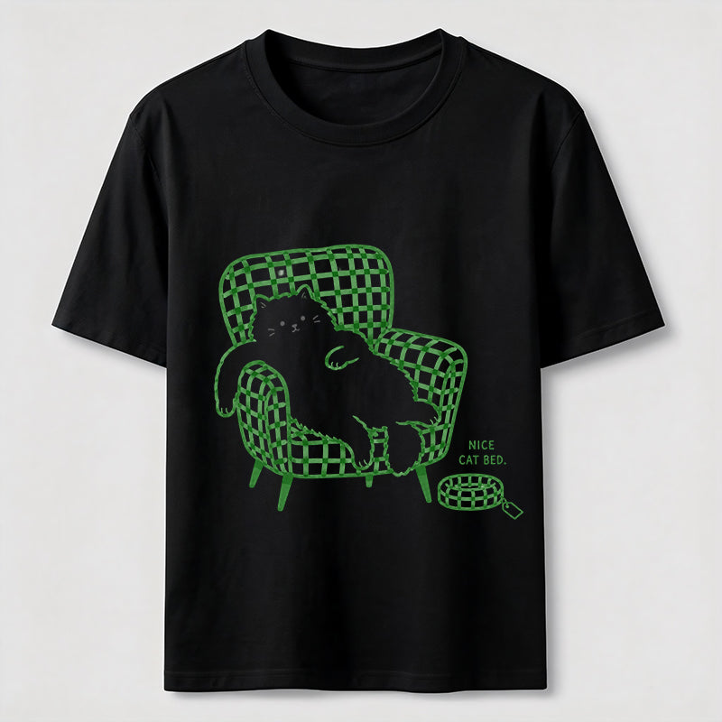 Reserved For The Lazy Cat Lover Graphic Tee