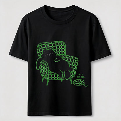 Reserved For The Lazy Cat Lover Graphic Tee