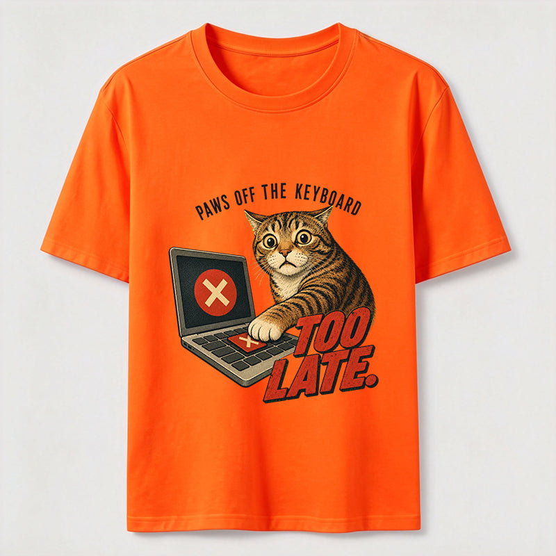 Paws Off The Keyboard Cat T-Shirt