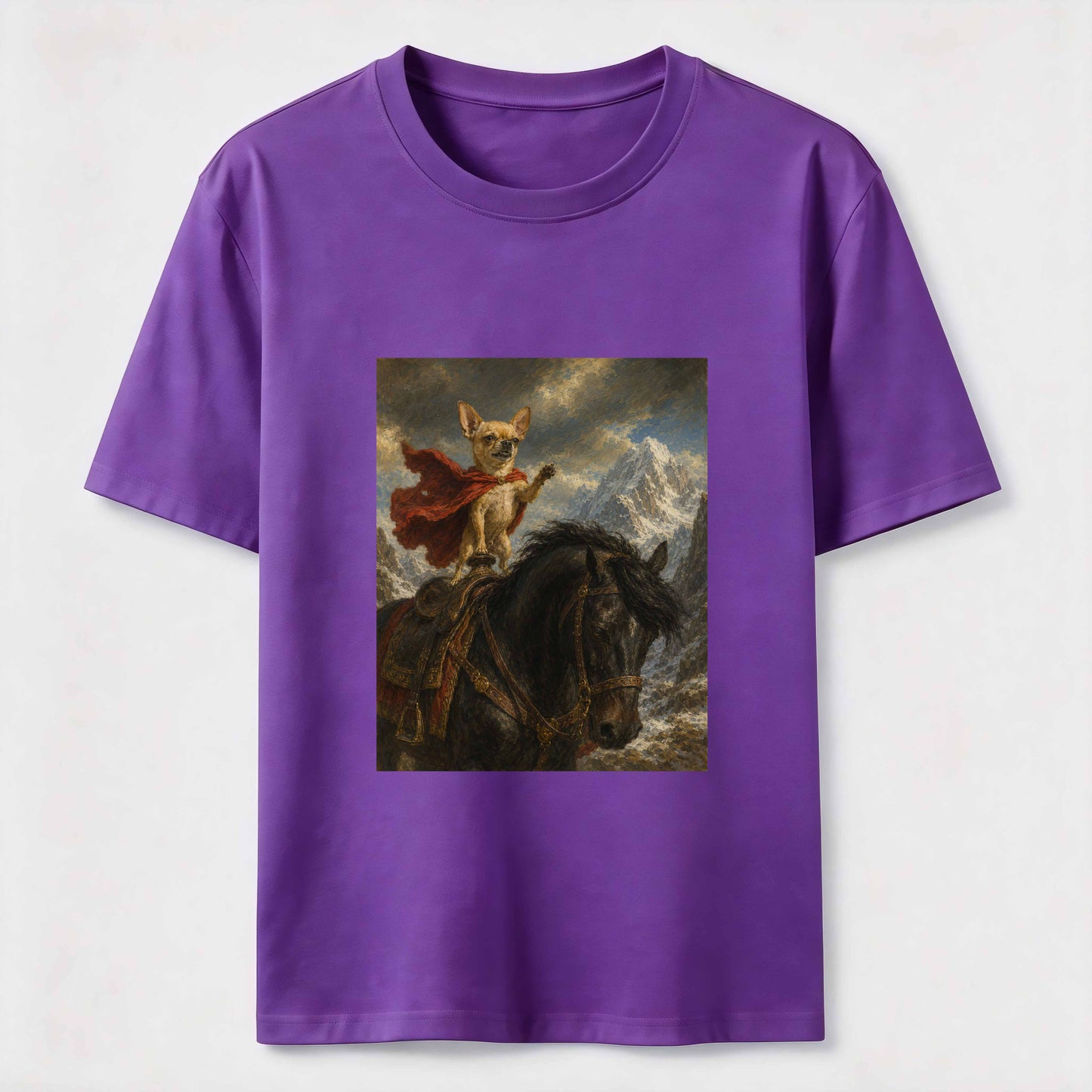 Brave Chihuahua Horseback Tee