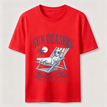 Sun Chasers Beach Dog Tee
