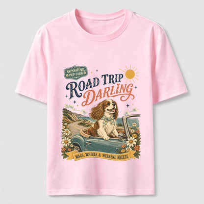 Road Trip Darling Dog Tee