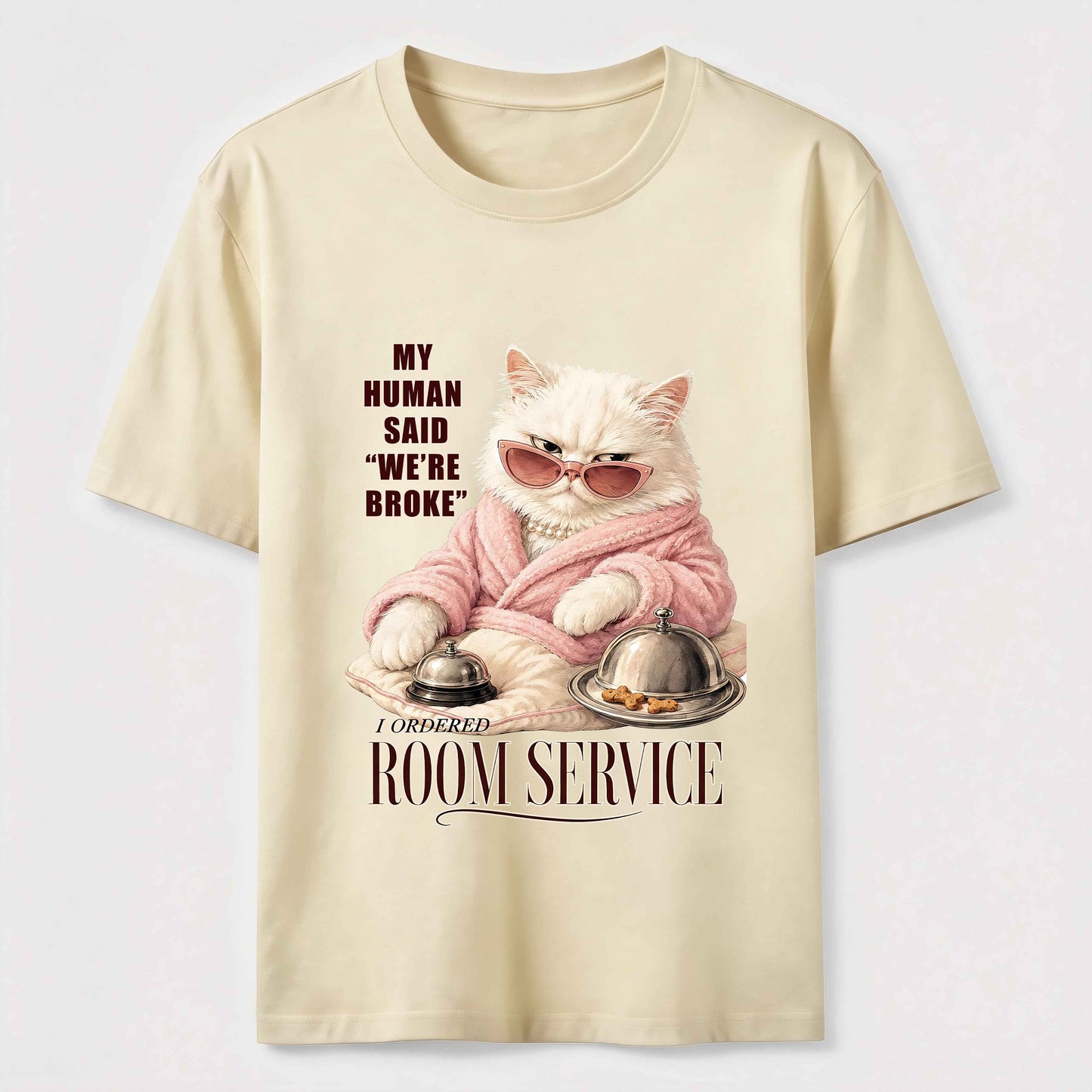 Room Service Luxury Cat T-Shirt
