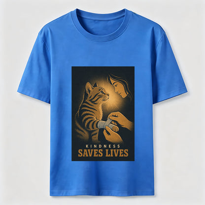 Every Paw Deserves Love – Cat Lover Graphic Tee