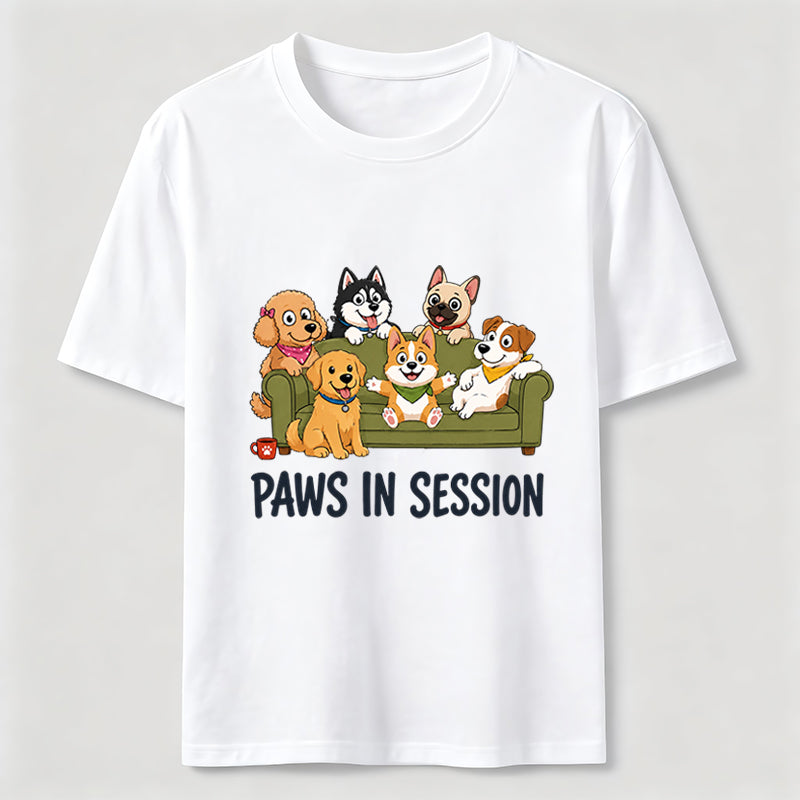 Paws In Session Pet Crew Tee