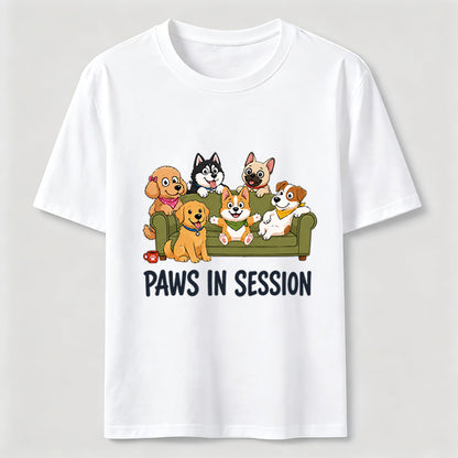 Paws In Session Pet Crew Tee
