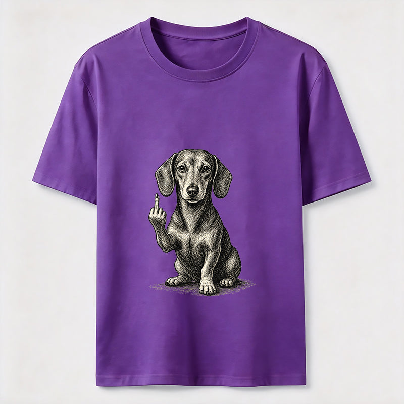 Sarcastic Wiener Dog Attitude Graphic Tee