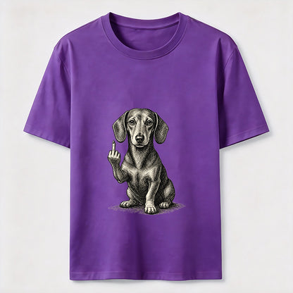 Sarcastic Wiener Dog Attitude Graphic Tee