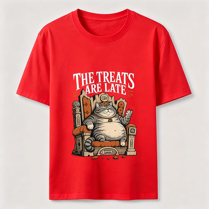 The Treats Are Late Cat Tee