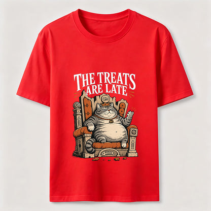The Treats Are Late Cat Tee