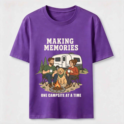 Making Memories Camping with My Dog T-Shirt