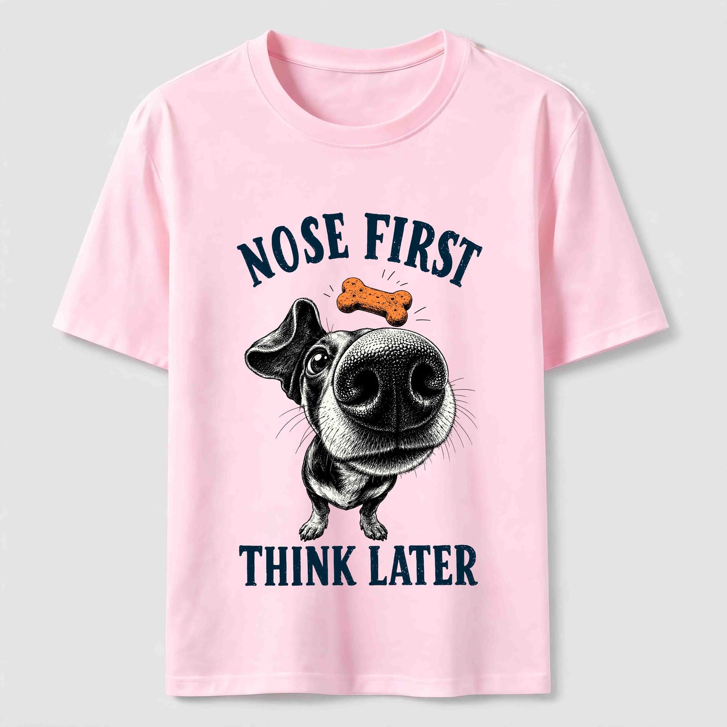 Nose First Dog Tee