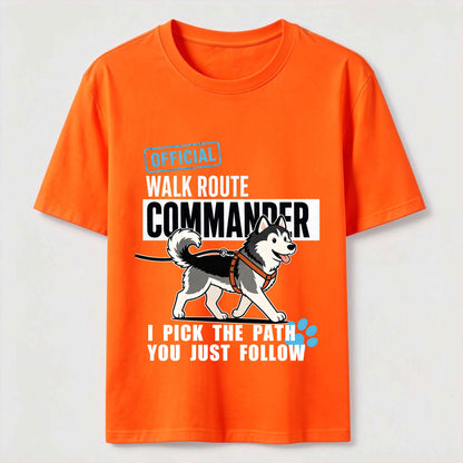 Husky Walk Commander T-Shirt
