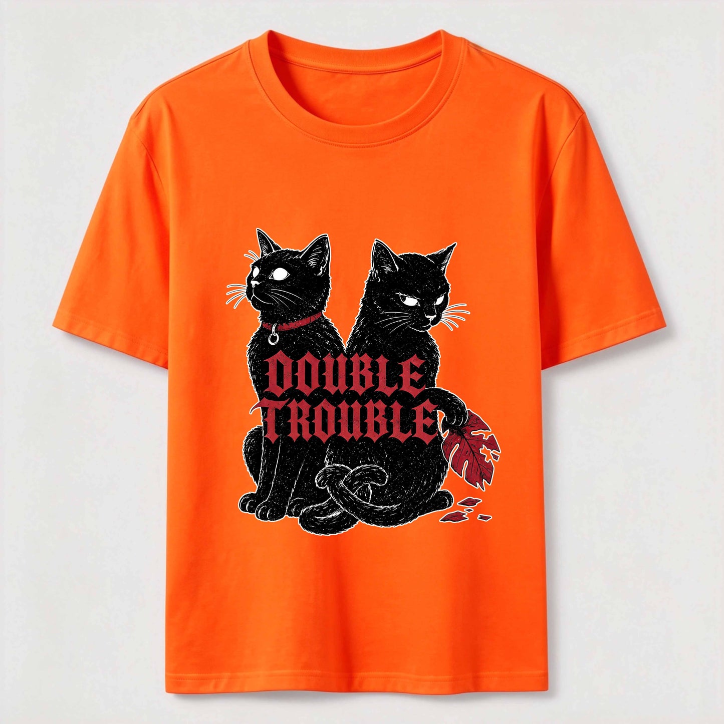 Double Trouble Black Cat Tee