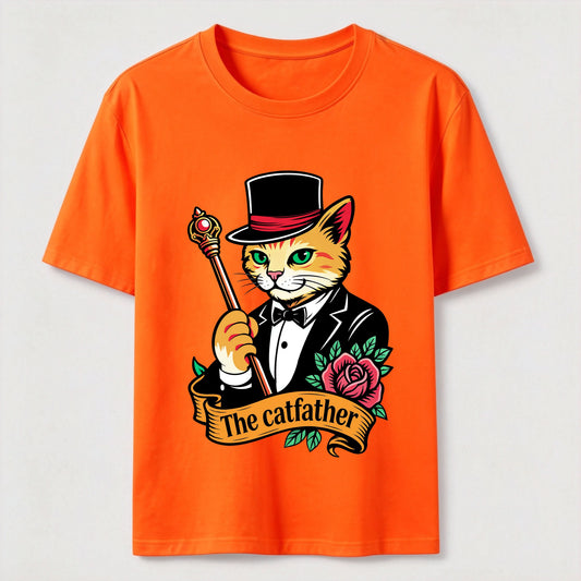 The Catfather Vintage Gentleman Cat T-Shirt