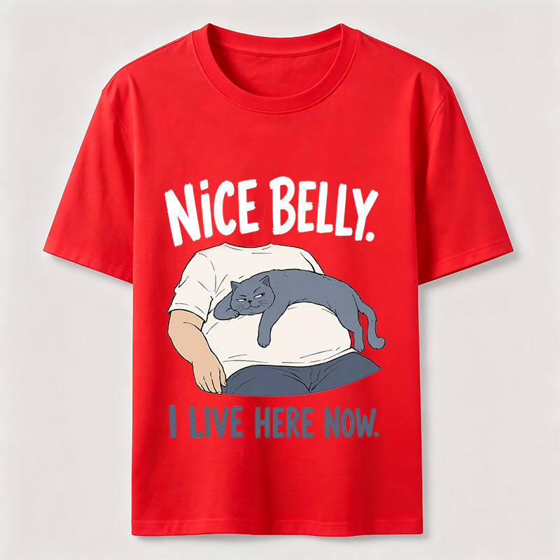 Belly Tenant Cat T-Shirt