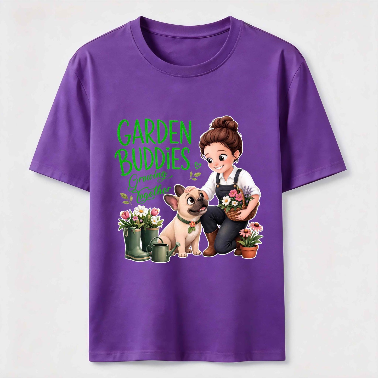 Garden Buddies French Bulldog T-Shirt