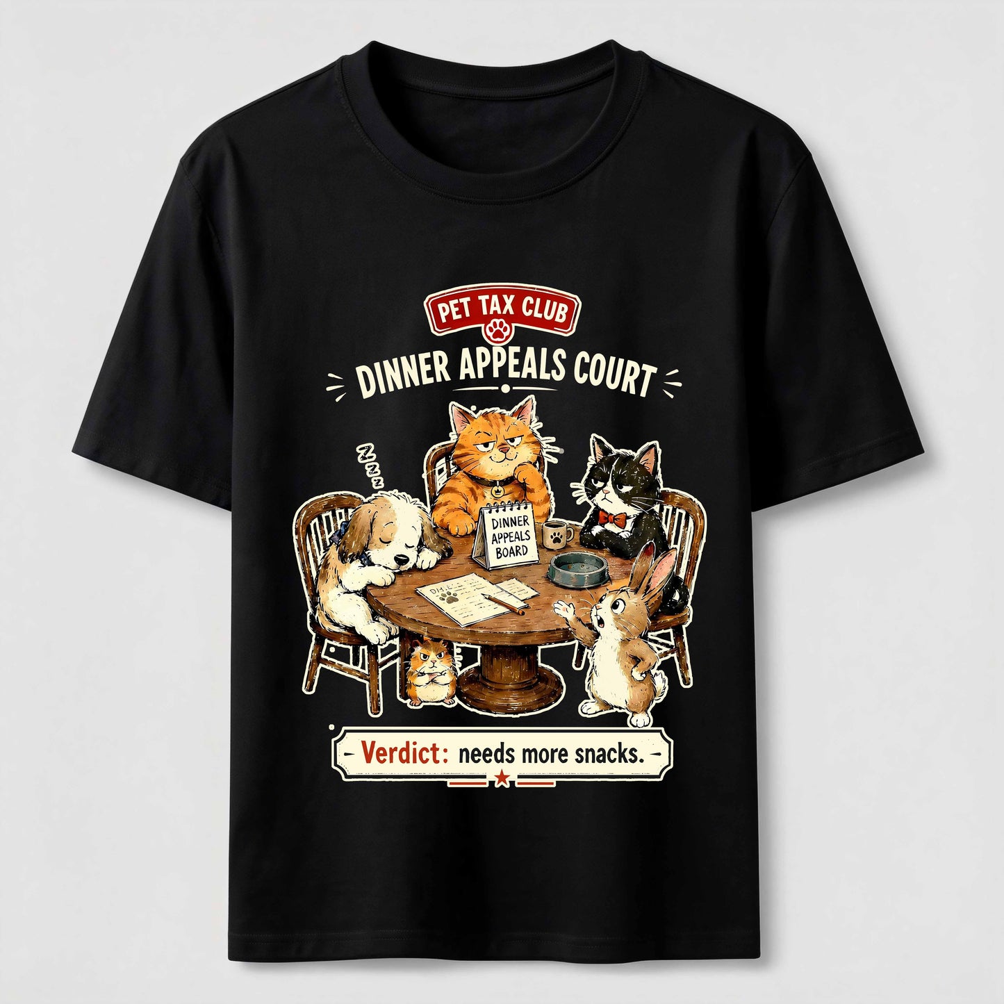 Pet Dinner Review Board T-Shirt