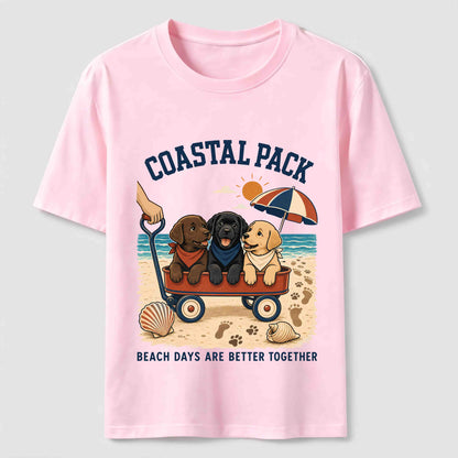Coastal Pack Labrador Beach Day T-Shirt