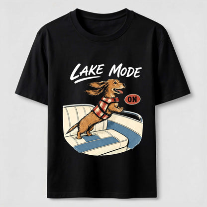 Lake Mode Dachshund Dog Tee