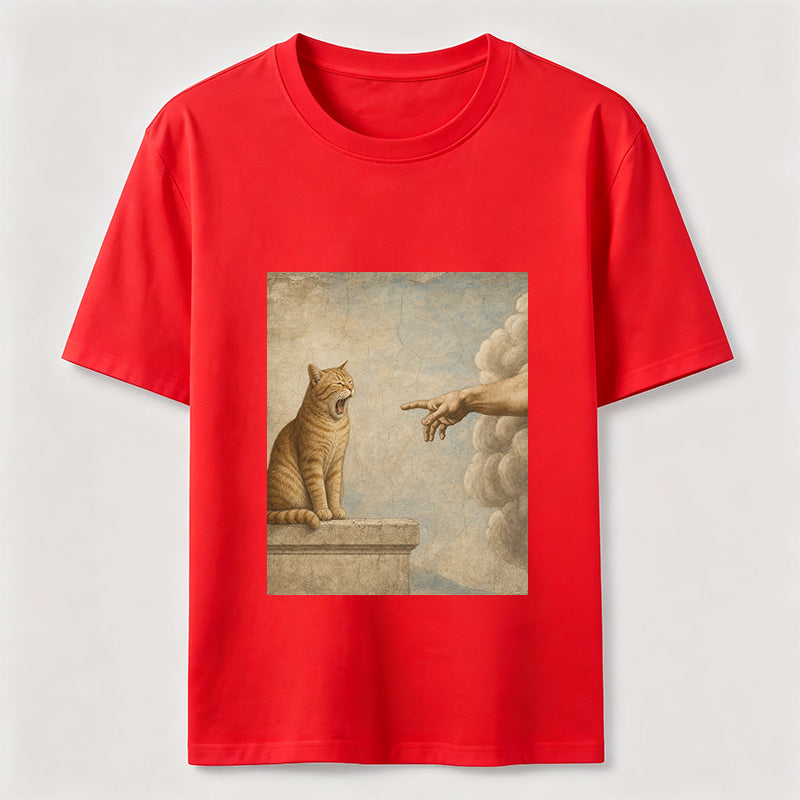 Creation Of Cat Art Tee
