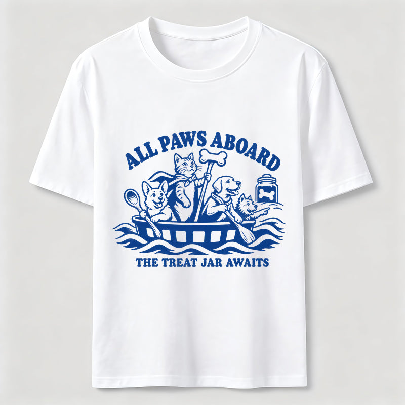 All Paws Aboard Pet Crew T-Shirt