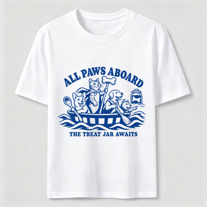 All Paws Aboard Pet Crew T-Shirt
