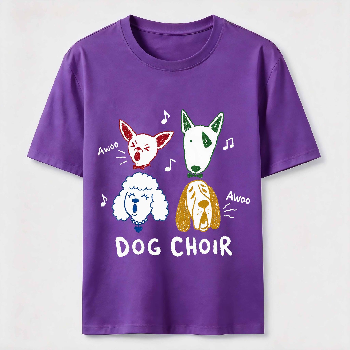Dog Choir Funny Graphic Tee