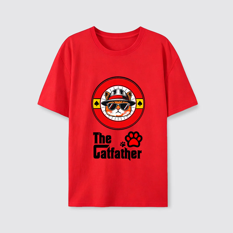The Catfather Poker Face Cat T-Shirt