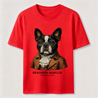 Benjamin Barklin Boston Terrier T-Shirt