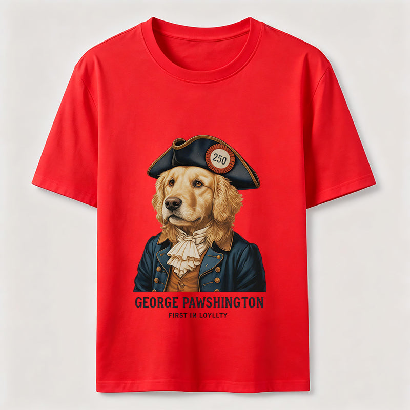 George Pawshington Golden Retriever T-Shirt