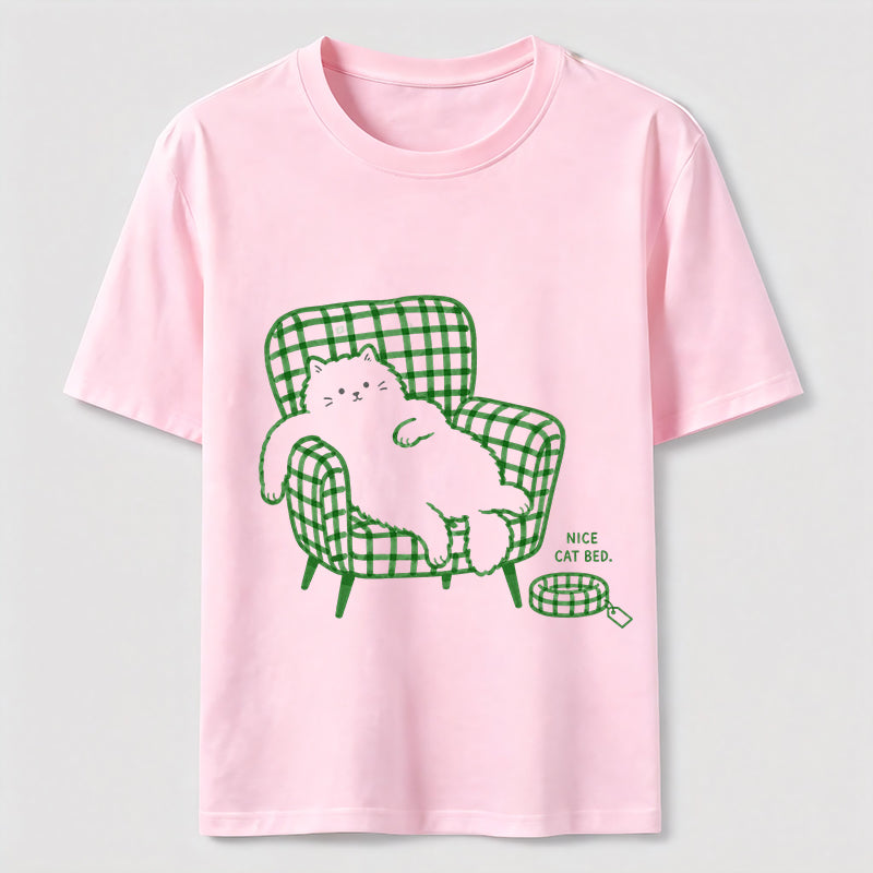 Reserved For The Lazy Cat Lover Graphic Tee
