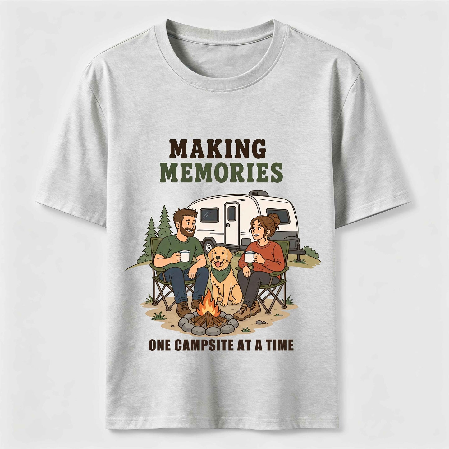 Making Memories Camping with My Dog T-Shirt