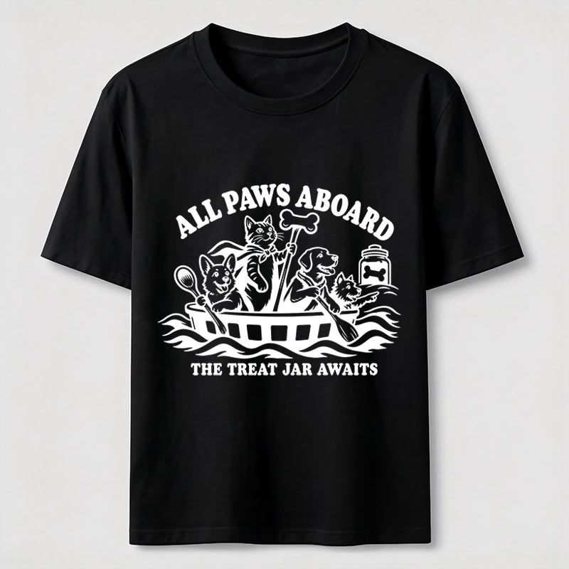 All Paws Aboard Pet Crew T-Shirt