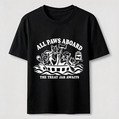 All Paws Aboard Pet Crew T-Shirt