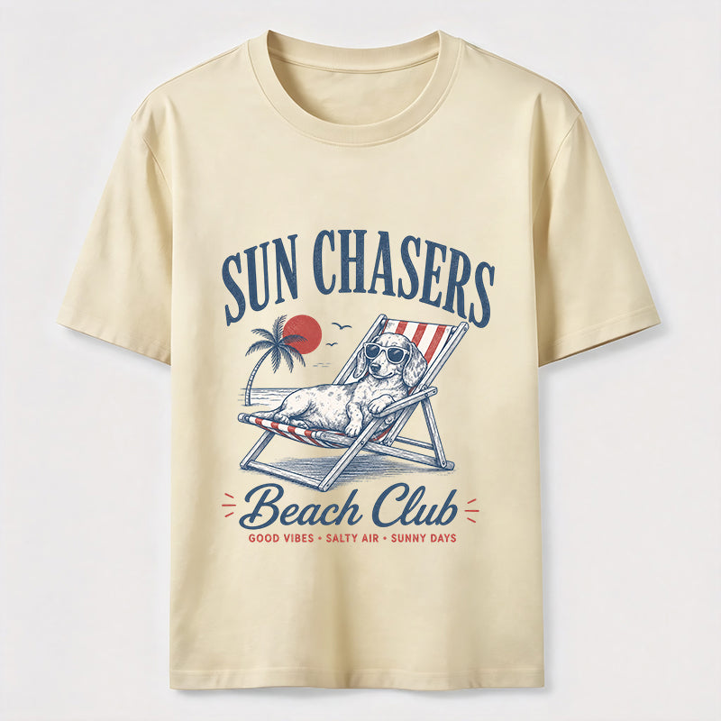 Sun Chasers Beach Dog Tee