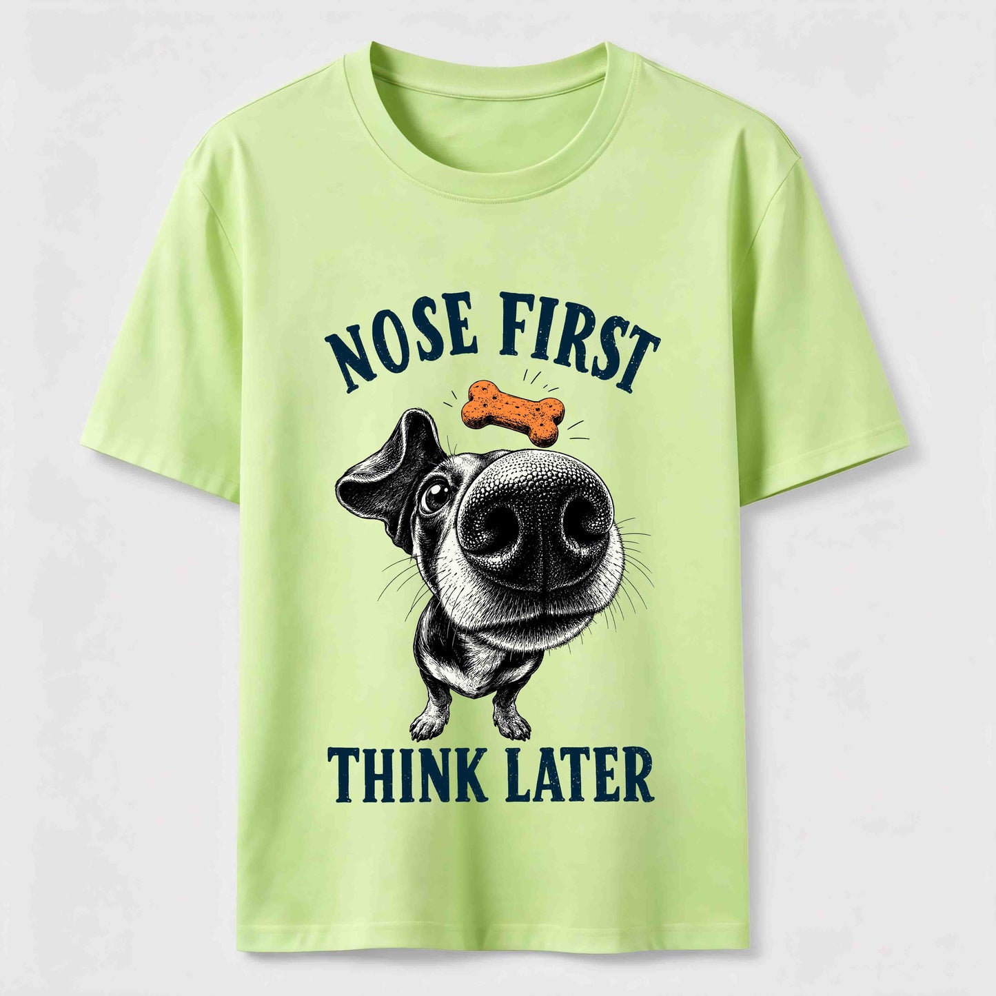 Nose First Dog Tee
