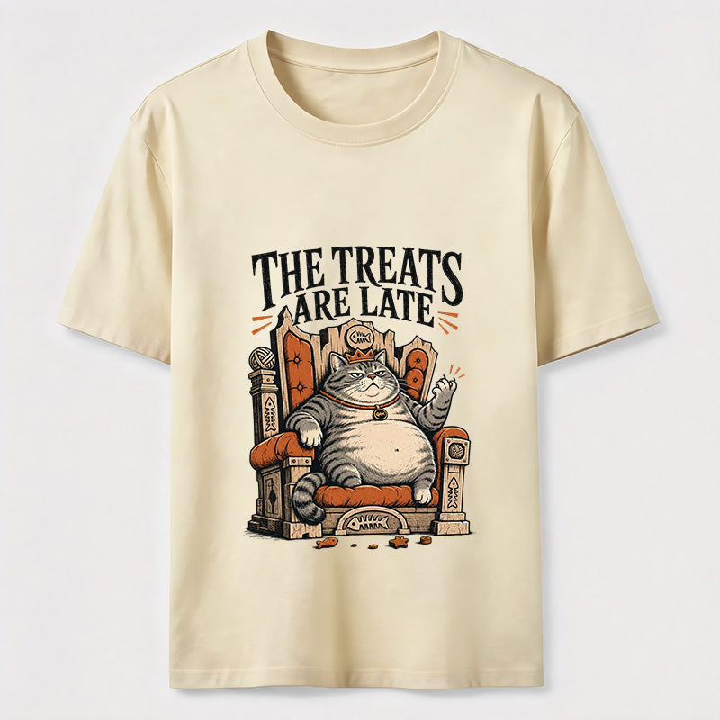 The Treats Are Late Cat Tee