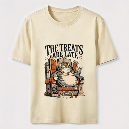 The Treats Are Late Cat Tee