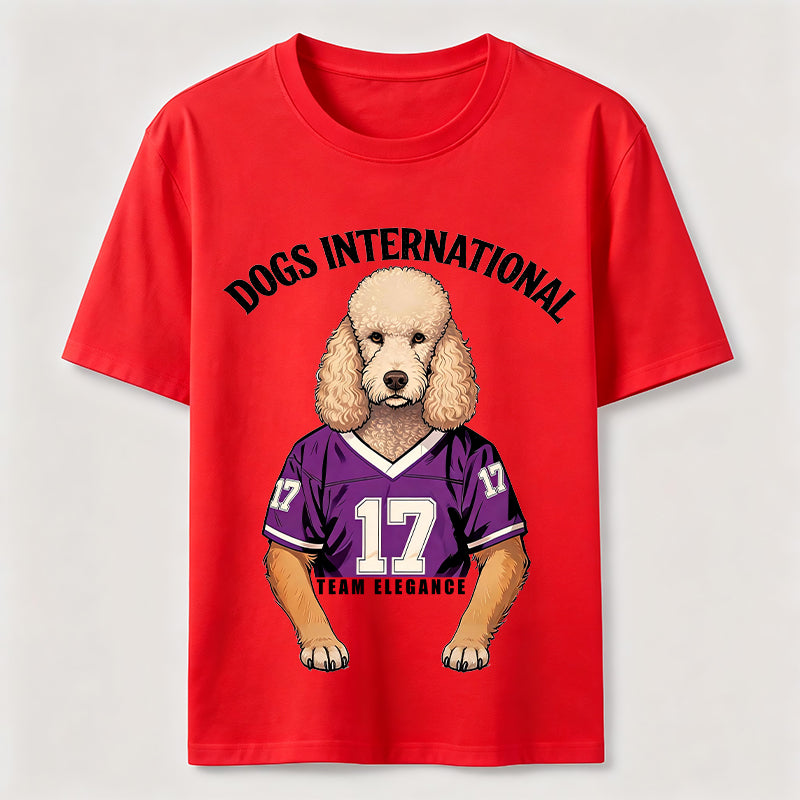 Team Elegance Poodle Athletic T-Shirt