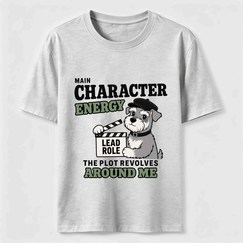 Main Character Dog Funny Schnauzer T-Shirt